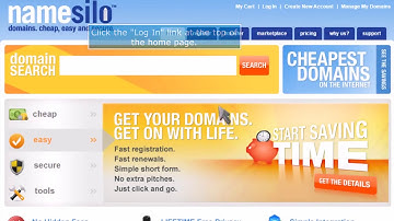 How to Update Your Nameservers at NameSilo.com