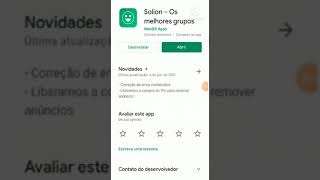 como usar o aplicativo solion (aplicativo pra participar e cria grupos) #solion screenshot 1