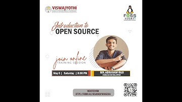 Introduction to Opensource by Abraham Raji, May The FOSS Be With You - FOSS VJCET