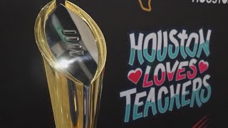 How the 2024 CFP national championship game is benefitting Houston educators