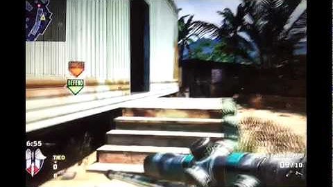 Call of Duty Black Ops Sniping on Firing Range