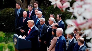 Trump declares US COVID-19 outbreak a 