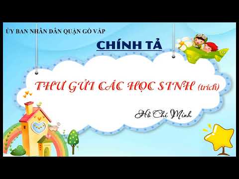 Video Khối 5 - Tuần 3 - Môn Chính tả - Bài Thư gửi các học... - youtube