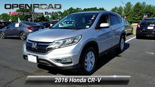 Certified 2016 Honda CR-V EX, Edison, NJ 122901A