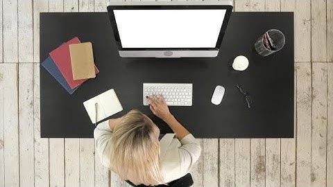 Working On Computer Stock Video