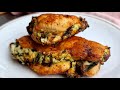 Stuffed Chicken With Spinach And Cheese Delicious And Easy Recipe Stuffedchicken Ketorecipesideas