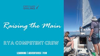 RYA Competent Crew: Raising the Mainsail