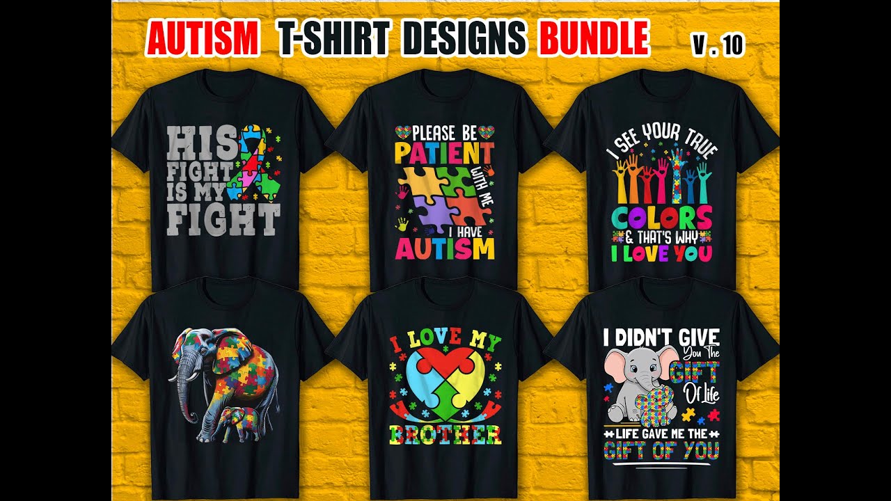 5 BEST Autism T-Shirt Designs That Take AMAZON Merch to NEXT LEVEL ...
