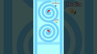 India vs Pakistan simple marble race #marblesrace #gaming