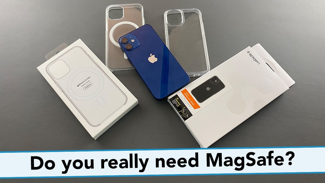 iPhone 12 mini Clear Case w/ MagSafe vs Spigen Ultra Hybrid // Do you  really NEED Magnets? 