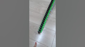 Domino falling