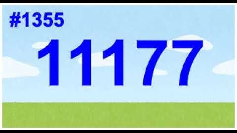 Count up 1301st to 1400th prime numbers! 1st channel.