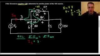KCL Example (Kirchoff's Current Law)