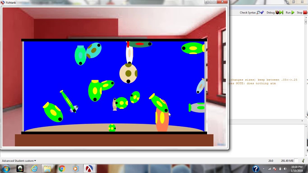 Racket programming FishTank Project - YouTube