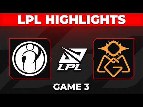 IG vs OMG Highlights Game 3 | LPL 2026 Playoffs | Invictus Gaming vs Oh My God