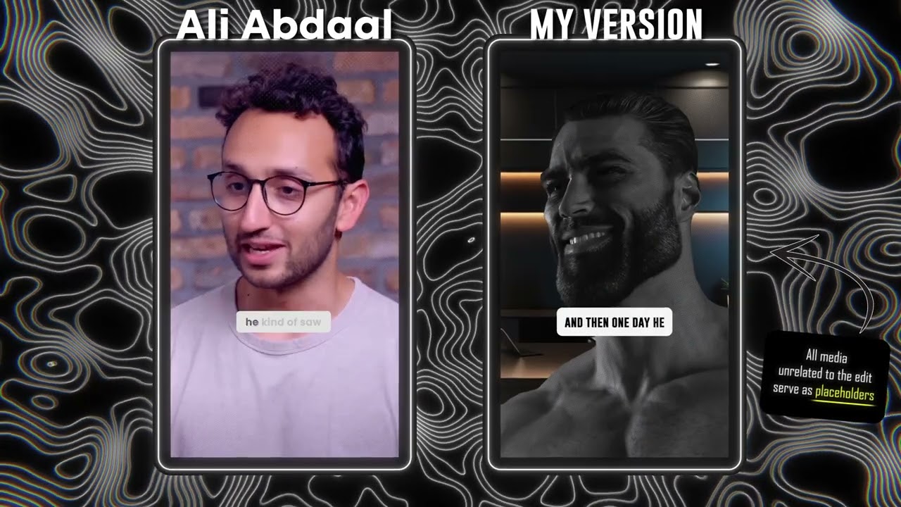 Ali Abdaal editing style recreation 2