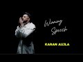 Winning Speech (Music Video) Karan Aujla | Mxrci | Latest Punjabi Songs 2024