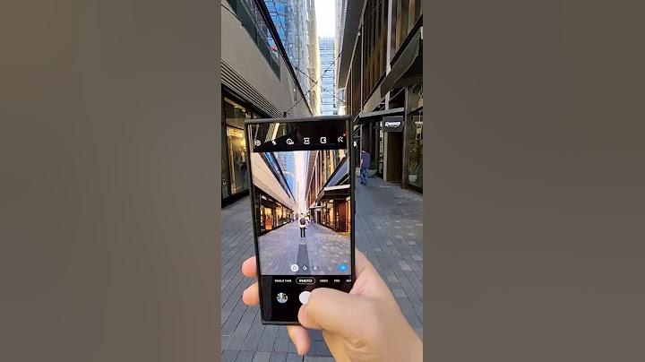 Try this easy mobile photography trick - The Vertical Panorama // #shorts