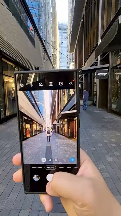 Try this easy mobile photography trick - The Vertical Panorama // #shorts