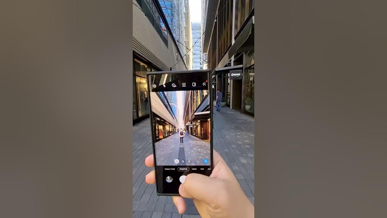 Try this easy mobile photography trick - The Vertical Panorama // #shorts