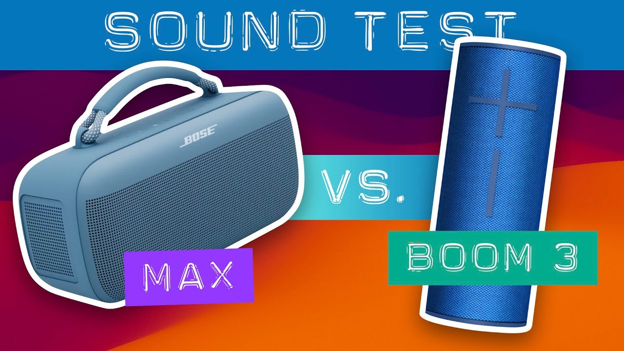 Bose SoundLink Max vs. Bose SoundLink Revolve. Sound test. - YouTube