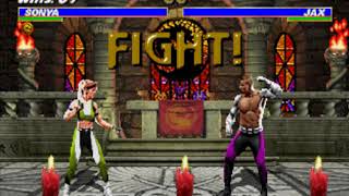 Mortal Kombat Trilogy N64 (PAL Version) - Sonya Playthrough