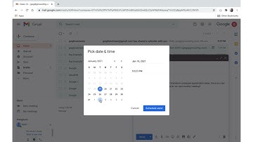 How to Schedule emails in Gmail using Google Workspace for business