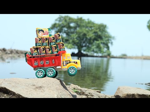 JCB Loading Mini Tractor MF 240 PARLE - G | Boom Truck | Mini Truck | Toy video | Cs Toy