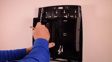 Mounting and Loading the Mod High Capacity Single Roll Bathroom Tissue Dispenser