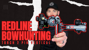 Redline Torch Bow Sight || Adjustable Two Pin Vertical Bow Sight