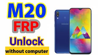 Samsung M20 Frp Reset/Bypass Google Account Lock ANDROID 10 Without Sim Pin