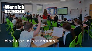 Modular classrooms by Wernick Buildings