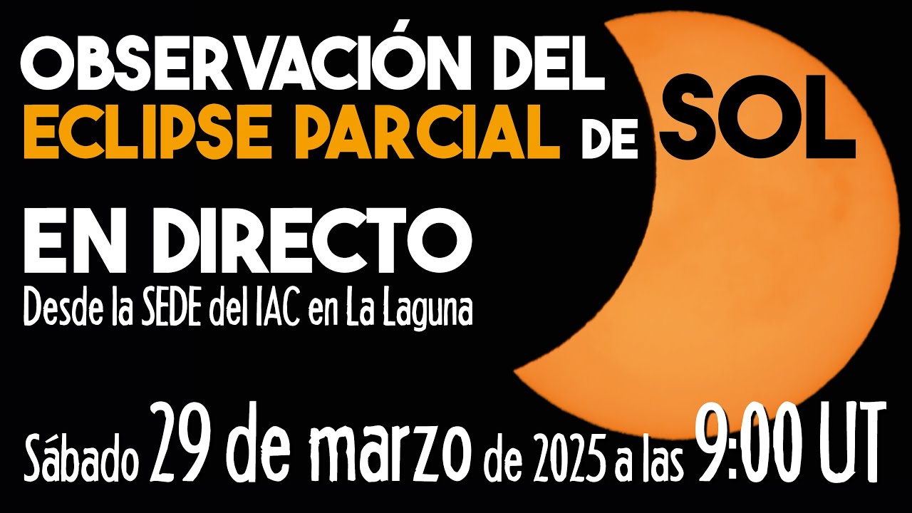Eclipse parcial de Sol del 29 de marzo de 2025 – En directo - YouTube