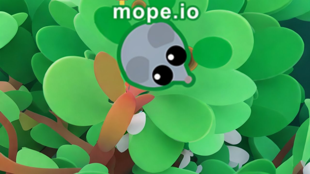 Mope.io lake challenge (fail) + squid steals Hippo