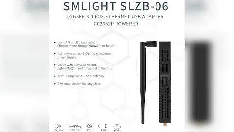 Review: SMLIGHT SLZB-06 - Zigbee 3.0 to Ethernet,USB,and WiFi Gateway Coordinator with PoE, Wo...