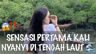 Download Lagu TERNYATA BEGINI SENSASI PERTAMA KALI NYANYI DI TENGAH LAUT 😱‼️ MP3