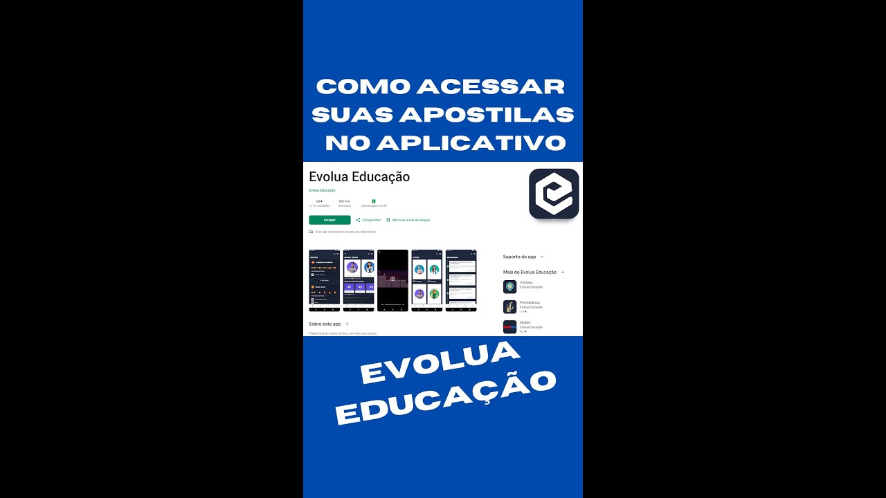 Como acessar App Evolua Educação - YouTube