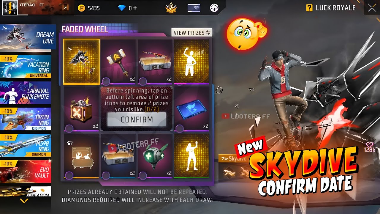 New Skydive Event (Confirm Date) 💥🤯| New Lol Emote In Free Fire | Free Fire New Event | Ff New Event