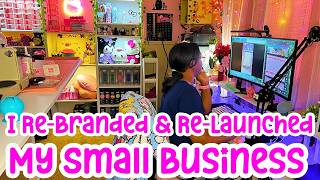 I Re-launched & Re-branded my Small Business | I made over 100 Handmade Stationery Products |Vlog#32