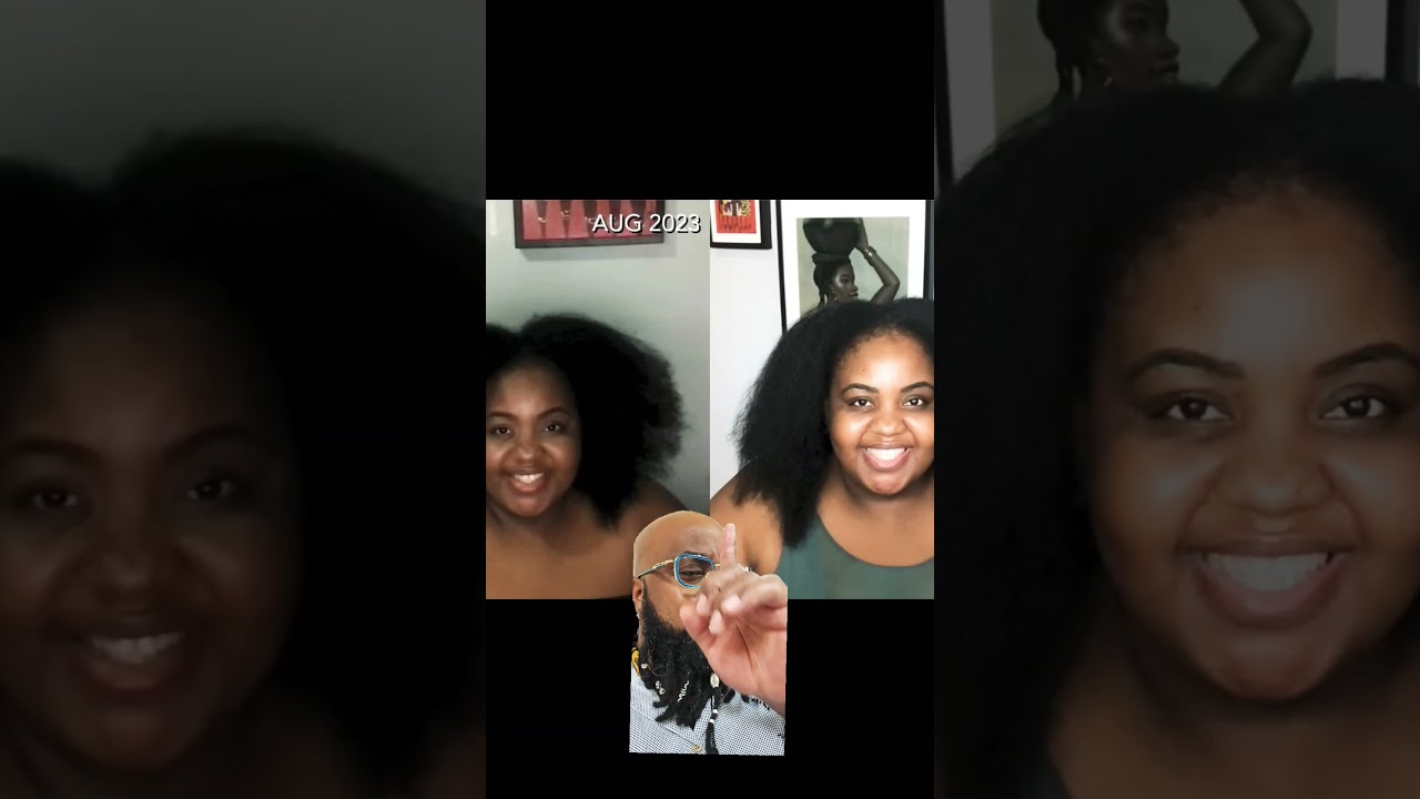 There's a hole in your hair.... 😬