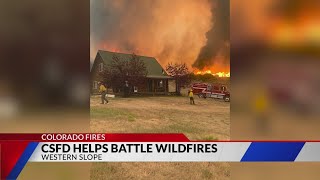 CSFD Wildland Teams combat wildfires on Western Slope