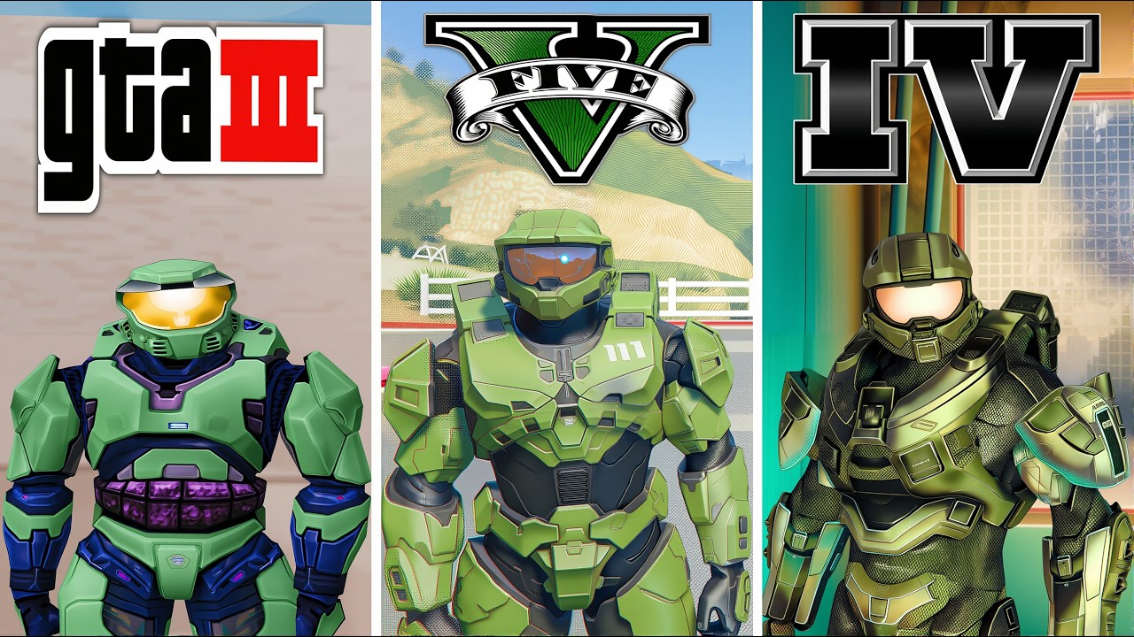 MASTER CHIEF SOLDIER (HALO) in GTA Games