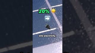 What is solar panel efficiency?