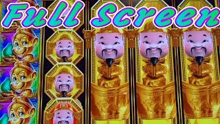 ★SUPER BIG WIN ! FINALLY GOT A FULL SCREEN !!★ROYAL MONKEY (Aristocrat) Slot☆$110 Free Play☆栗スロ
