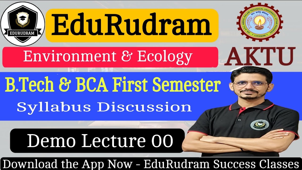 Environment & Ecology || AKTU B.Tech & BCA || Syllabus Discussion || EVS By Vimal Sir 