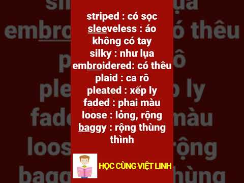 Video Clothing - Giọng Mỹ người bản xứ [Tiếng Anh lớp 9 -... - YouTube