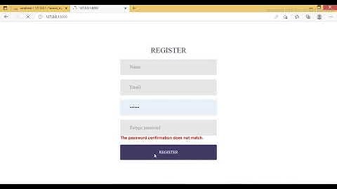 Authentication Login Register System In Laravel Laravel 8 For Beginners