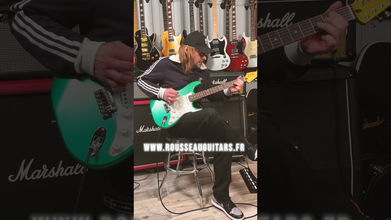 Rousseau Guitars : rodage d’une guitare tout juste assemblée. Avec Seb Klatt