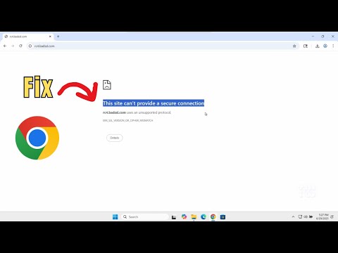 Fix “This Site Can’t Provide a Secure Connection” in Chrome (Quick & Easy)