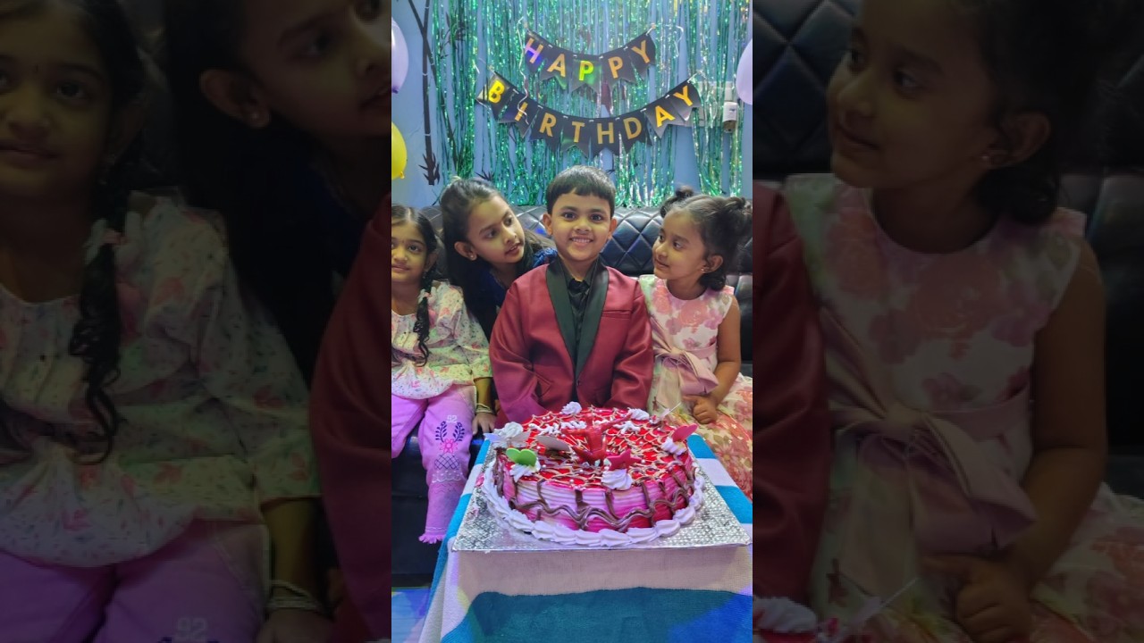 My son's birthday vibe 